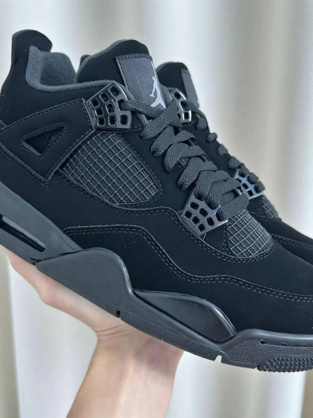 Jordan 4 Retro Black Cat (2020 Version) -Men’s Athletic Shoes -Classic Kicks - Picture 2 of 5